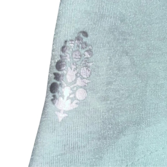 NWOT Free People Movement Tempo Short Sleeve Tee Crop Mojito Light Mint Large - Picture 4 of 10